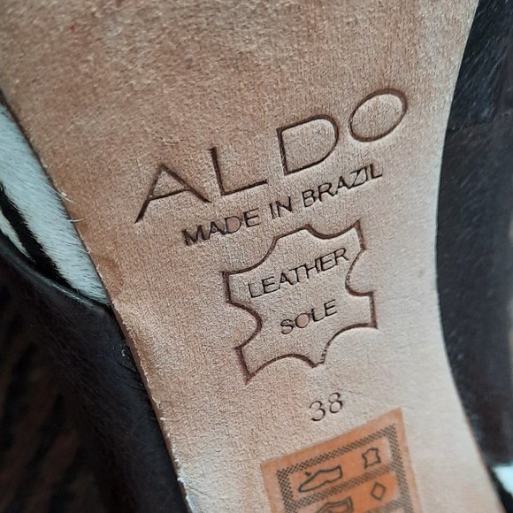 Aldo leather heels - Size 8 - Picture 5 of 5